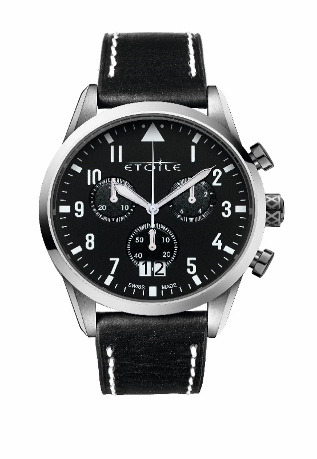 Gentleman Chrono Addict watch Silver & Black elegant – Bild 1