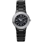 L'orologio da donna in ceramica nera