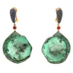 Green Emerald Earrings