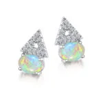 Natural Opal Trio Earrings