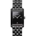 Elegante orologio da donna in nero