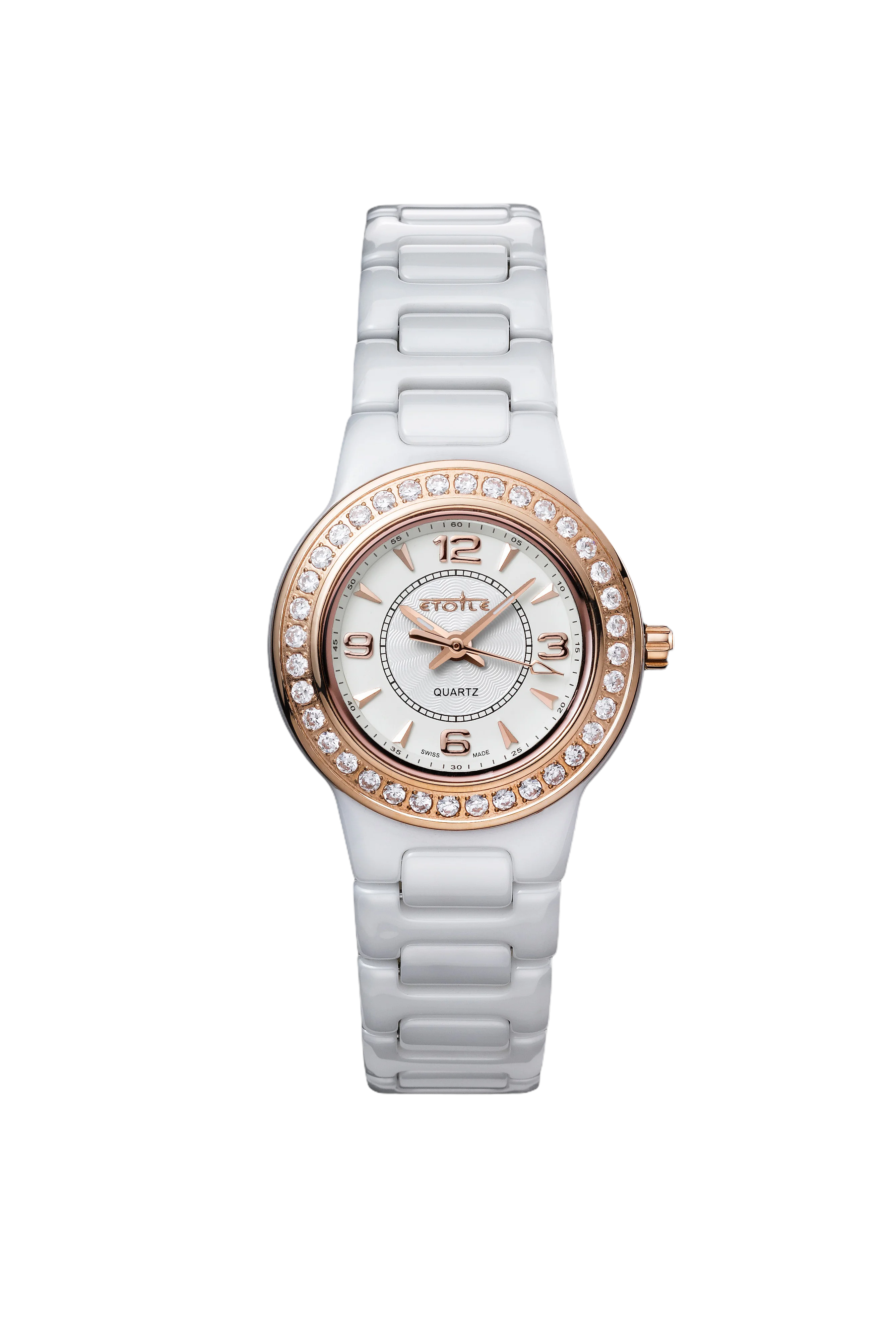 The Lady Watch in White ceramic - immagine 1