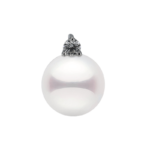 one Diamond AAA Quality South Sea Pearl Pendant in white gold 18k