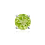 Stunning natural green Sapphire pendant 5mm