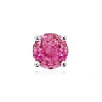 Stunning natural pink Sapphire pendant 5mm