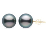 AAA Quality Tahitian Pearl Earrings 8.5-9 mm