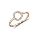 Eternity Circle Diamantring aus 750er Roségold