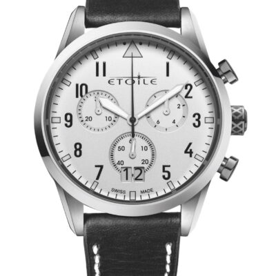 Montre Gentleman Chrono Addict Argent élégante