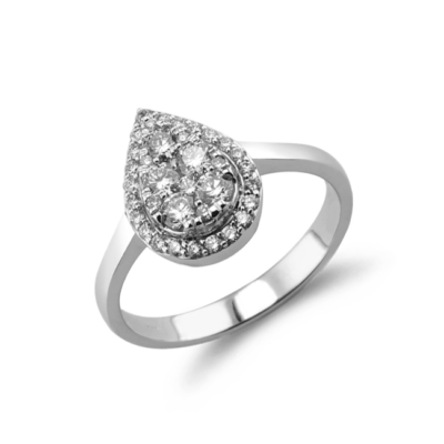 Amazing Diamond Ring in white gold