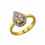 Amazing Diamond Ring in yellow gold