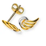 Boucle d'oreille Ailes d'Ange en Or 750