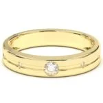 Bling Ring Diamond ring in18k gold | Princess collection