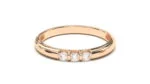 3 Round diamond ring in 18k gold | Princess collection - immagine 2
