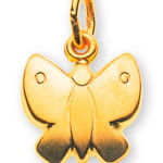 Anhänger Schmetterling Gelbgold 750