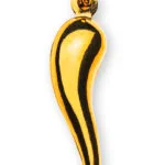 Cornetti Anhänger klein Gelbgold 750 5x18mm