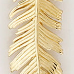 Aufhängefeder 35x10mm Gelbgold 750