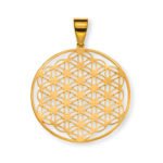 Pendant "Flower of Life" 750 yellow gold, 20mm