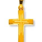 Croix or jaune 750 H : 18 mm L : 12 mm