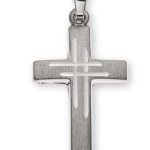 Kreuz Weißgold 750 H: 18mm B: 12mm