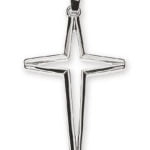 Kreuz Weißgold 750 offen H: 25mm B: 16mm