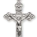 Cross white gold 750 with Christ H: 23mm W: 16mm