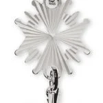 Croix huguenote or blanc 750 diamants H : 27 mm L : 15 mm