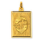 Anhänger Sternzeichen Fische Gelbgold 750