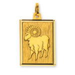 Anhänger Sternzeichen Widder Gelbgold 750
