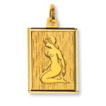 Pendente segno zodiacale Vergine oro giallo 750