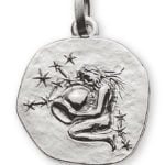 Anhänger Sternzeichen Wassermann 750 Weißgold