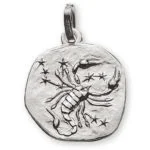Pendant zodiac sign Scorpio 750 white gold