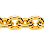 Ancre ronde or jaune 375 env.3.9mm