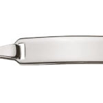 Bracelet bébé gourmette or blanc 750