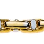 Collier bicolor (yellow / white gold) 750 rod anchor, 5.0mm, 60cm