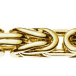 Bracelet de style byzantin en or jaune 750 4,0 mm