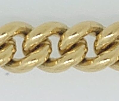 Rundpanzer Gelbgold 750 ca. 8,5 mm 19 cm