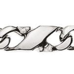 Carrera bracelet polished white gold 750 approx. 4.0 mm