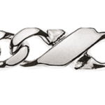 Bracciale Carrera oro bianco lucido 750 ca. 5,0 mm