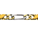 Carrera / Figaro necklace polished / satined bicolor 45cm