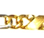 Bracciale Carrera / Figaro bicolore lucido / satinato