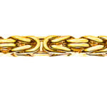 Bracelet de style byzantin en or jaune 750 env. 2,5 mm