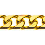 Panzer bracelet cut yellow gold 750 approx. 6.0 mm