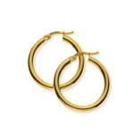 Créoles en or jaune 750