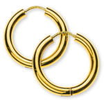 Créoles en or jaune 750