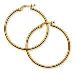 Creolen Gelbgold 750 Runddraht D: 33mm B: 1,5mm