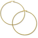 Créoles en or jaune 750