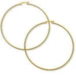 Créoles en or jaune 750