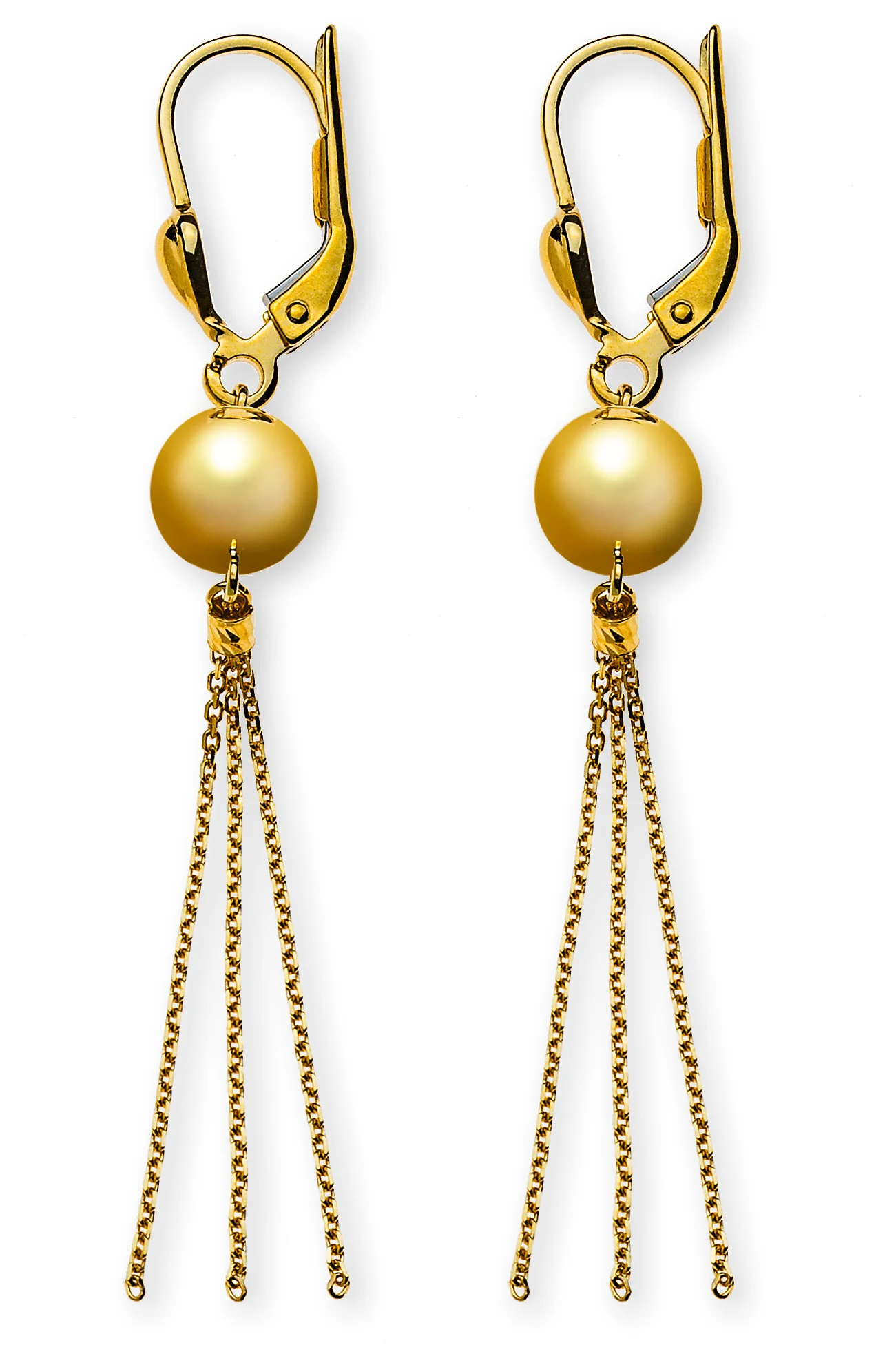 Delicate Fantasy Earrings yellow gold 750, - immagine 1