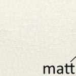 Triangular earrings in white gold 750, partly sanded