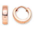 750 Rose gold creoles